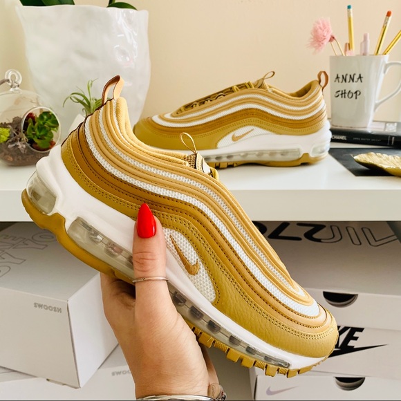 Nike Shoes - NWT Nike Air Max 97 wheat/gold